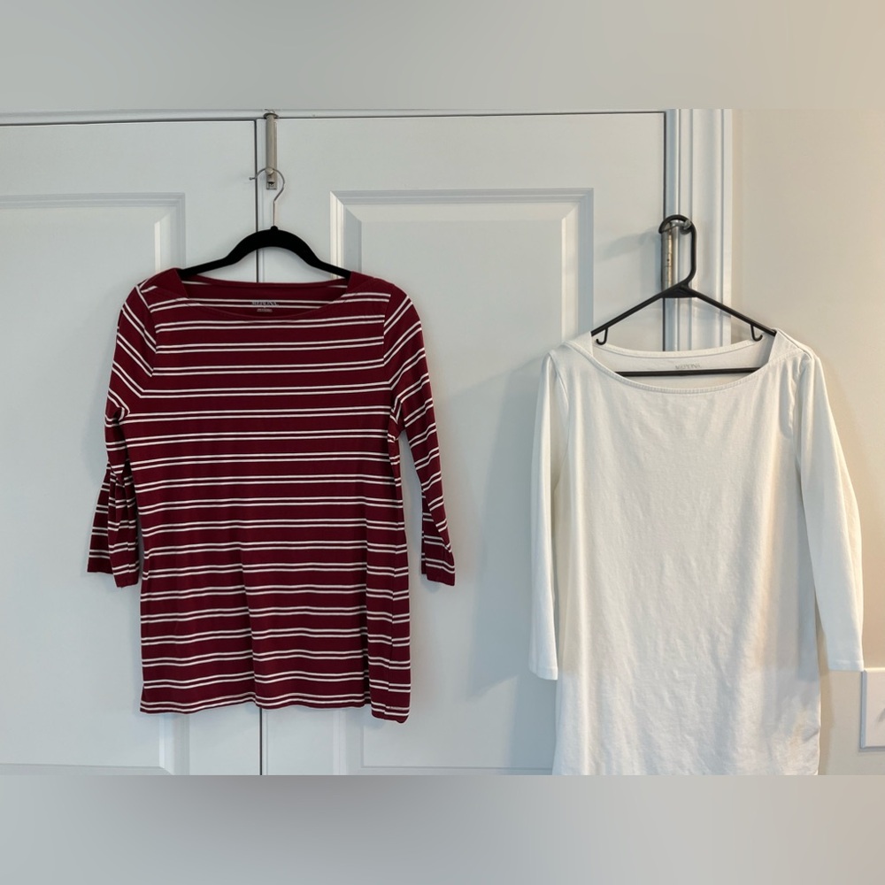5/$20-Bundle TWO large Merona tops